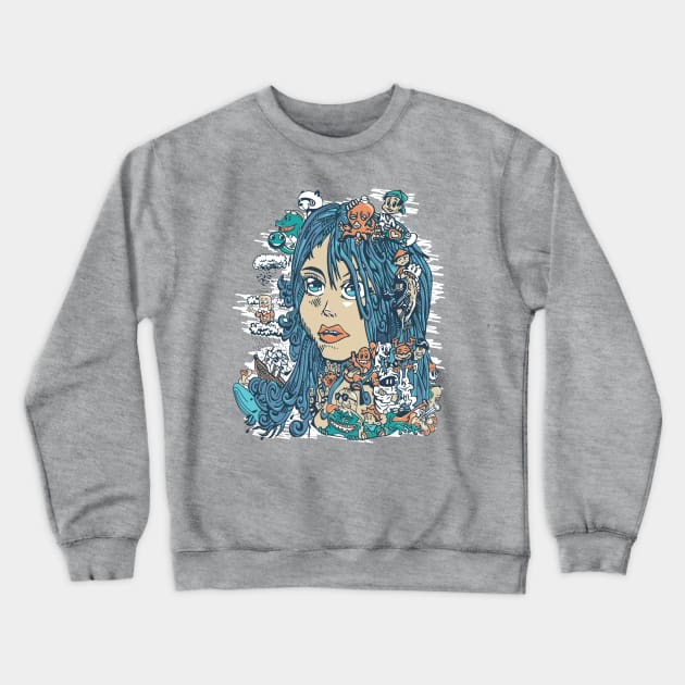 Imagination Crewneck Sweatshirt by felipeoferreira